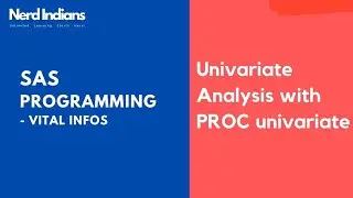 Univariate analysis with PROC univariate