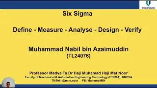 Basic surface of DMADV in Six Sigma