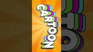 Create Cartoon Text Animation in after effect  #aftereffetcs  #animation