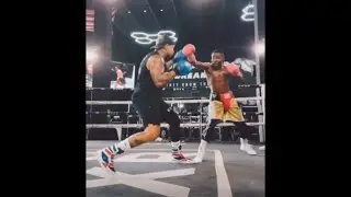 Guillermo Rigondeaux AMAZING SHAPE AT 43 training hard with DAVID BENAVIDEZ