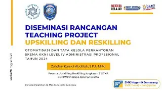 Rancangan Teaching Project Upskilling dan Reskilling OTKP BBPPMPV Bisnis dan Pariwisata 2024