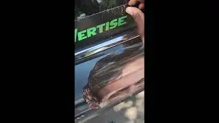 Carvertise unwrapping my car