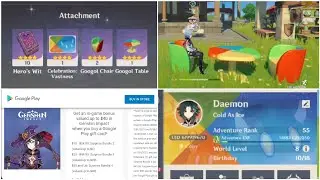 Limited Edition Googol Table, Chairs, Namecard Celebration Vastness, How To Obtain In Genshin Impact