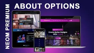 How to use About Options in Neom Premium Theme For Wordpress