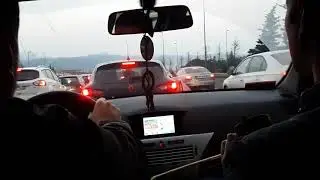Çerkesler boğaz köprüsü trafiğinde sıkışırsa :)