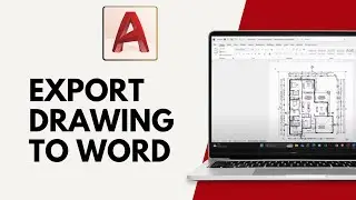 How to Export AutoCAD Drawing into Word