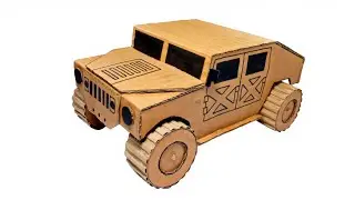 Incredible! How To Make Hummer Car With Cardboard | Homemade Humvee Car