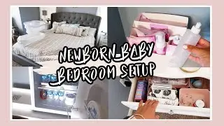 MASTER BEDROOM SETUP / TOUR FOR NEWBORN BABY | BEDSIDE NURSERY