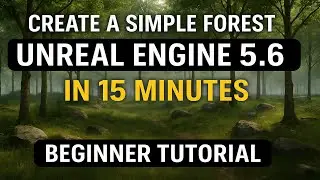 Create a Simple Forest in Unreal Engine 5.6 in 15 Minutes | Beginner Tutorial
