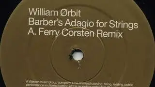 William Orbit  - Barbers Adagio For Strings (Ferry Corsten Mix) Shortened 432 Hz