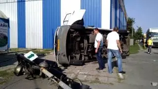 Днепропетровск. ДТП. 31.08.2015. Совхозная - Правда.