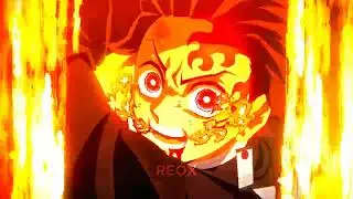 [ TANJIRO VS UPPER MOON 4 FULL FIGHT 4K × NEON BLADE EDIT ]