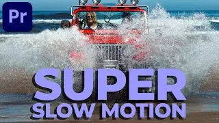 How to create SUPER SLOW MOTION in Premiere Pro