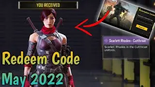 Today Redeem Code Codm 2022 | New Redeem Code Codm | Cod Mobile Redeem Code 2022 | May Redeem Code