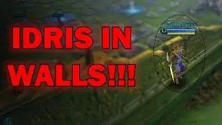 IDRIS IN WALLS!! | GLITCH in Vainglory