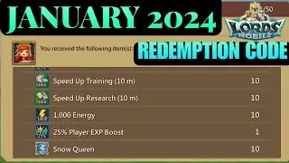 Lords Mobile January 2024 Redemption Code | Lords Mobile New Redeem Code | Lords Mobile Gift Code