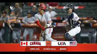 Highlights: 🇨🇦 Canada vs USA 🇺🇸 - WBSC U-18 Baseball World Cup - Opening Round