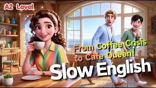Lost at the Cafe Menu? | Slow English Listening Practice (A2 Level)