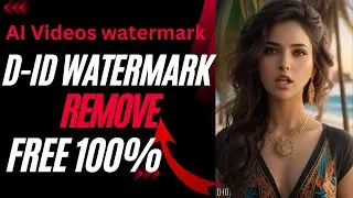 D ID studio watermark kais hatayi |  AI videos sy watermark kaise remove karay