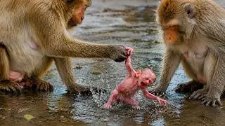 Newborn Monkey’s Tiny Cry Touches Millions 😢💖 | Leo Monkey