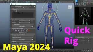AUTO Quick Rig in Maya 2024