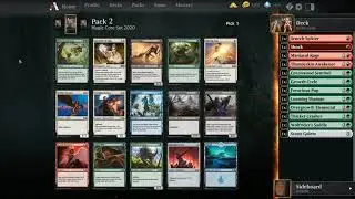 Magic Arena - Core Set 2020 Ranked Draft #2