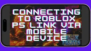 Connecting to a Roblox private server link using a mobile device #bloxfruits #roblox #robloxfyp