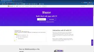 Intro to C#: Extra - Blazor Web Apps 1 - Setup & Introduction