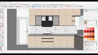 Part 2 - Create a realistic Modular Kitchen in SketchUp | Step-by-Step Tutorial