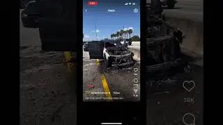 Leonard Fournette car catches on fire while driving on highway￼