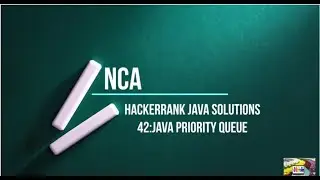 42:Java Priority Queue || Hackerrank java solutions