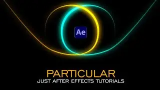 After Effects Tutorial | Particular Line | Motion Graphics