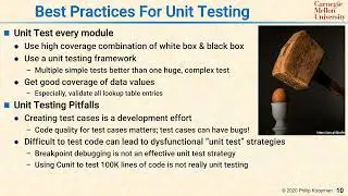 L16 10 Best Practices For Unit Testing