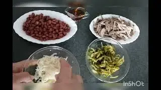 Новый салат с ЯЗЫКОМ.  ОЧЕНЬ, ОЧЕНЬ ВКУСНЫЙ.