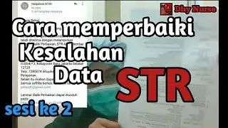 Cara memperbaiki Data STR || Sesi ke 2