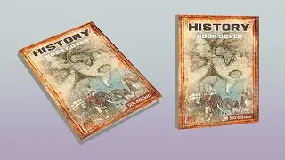Professional Book Cover Design in CorelDraw | History Book Cover Page Design Tutorial