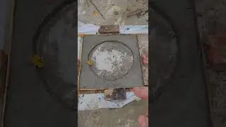 Монтаж люка полимерно песчаного. Опорное кольцо. Дом Дача Участок. Канализация Септик