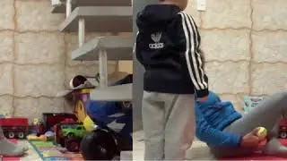 Massagem entre mãe e filho ❤️