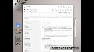Resume cover letter