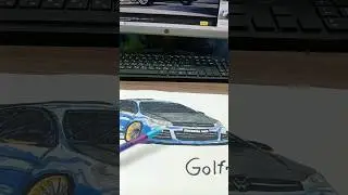 Wolkswagen Golf 7 рисунок