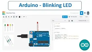 Blinking LED - Arduino I Blinking LED Circuit with Arduino I Tinker CAD Design
