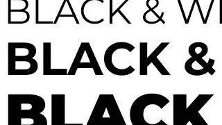 Black And White   Titles And Typography ★ After Effects Template ★ AE Templates