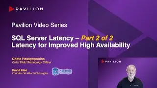 SQL Server Latency (Part 2 of 2) Latency for Improved SQL Server High Availability (NVMe, NVMe-oF)