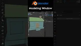 How to make windows in Blender quickly? 