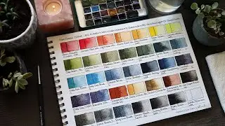 Swatch Party! Refreshing My Custom Watercolor Palette
