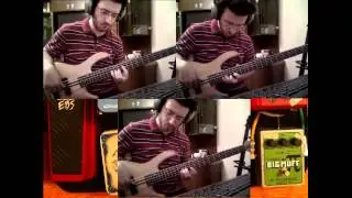 Kasabian - I Hear Voices (Bass Cover) Split Screen
