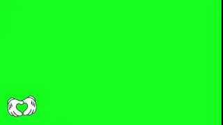 Green Screen (gesto corazon Mickey's)
