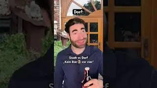 STADT vs DORF „Kein Bier 🍺 vor vier 🕓😂| Laschakv#Shorts