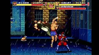 Streets Of rage 2 (Street Fighter Version) Bison-Sagat 1cc [60Fps]