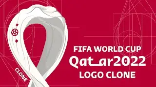 How to design the Recreate Fifa world Cup logo Qatar 2022 in adobe illustrator
